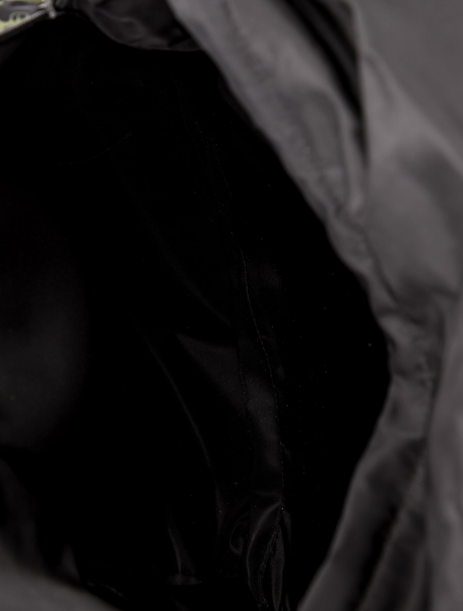 Prada Saffiano Leather Tessuto Stampata Backpack